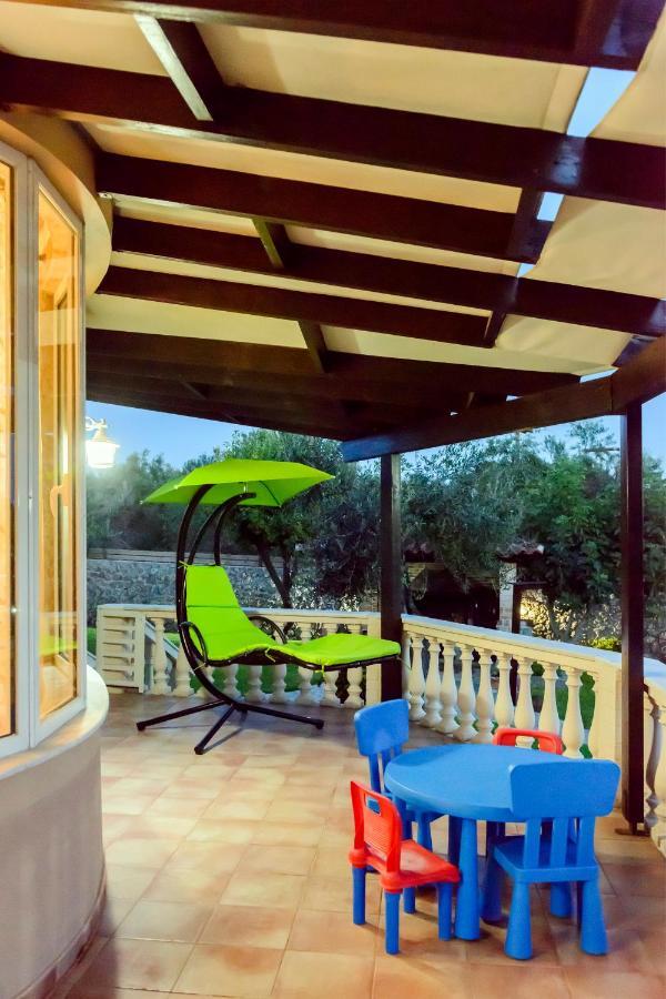 Villa Maxim With Private Pool & Tennis Court Halikounas Экстерьер фото