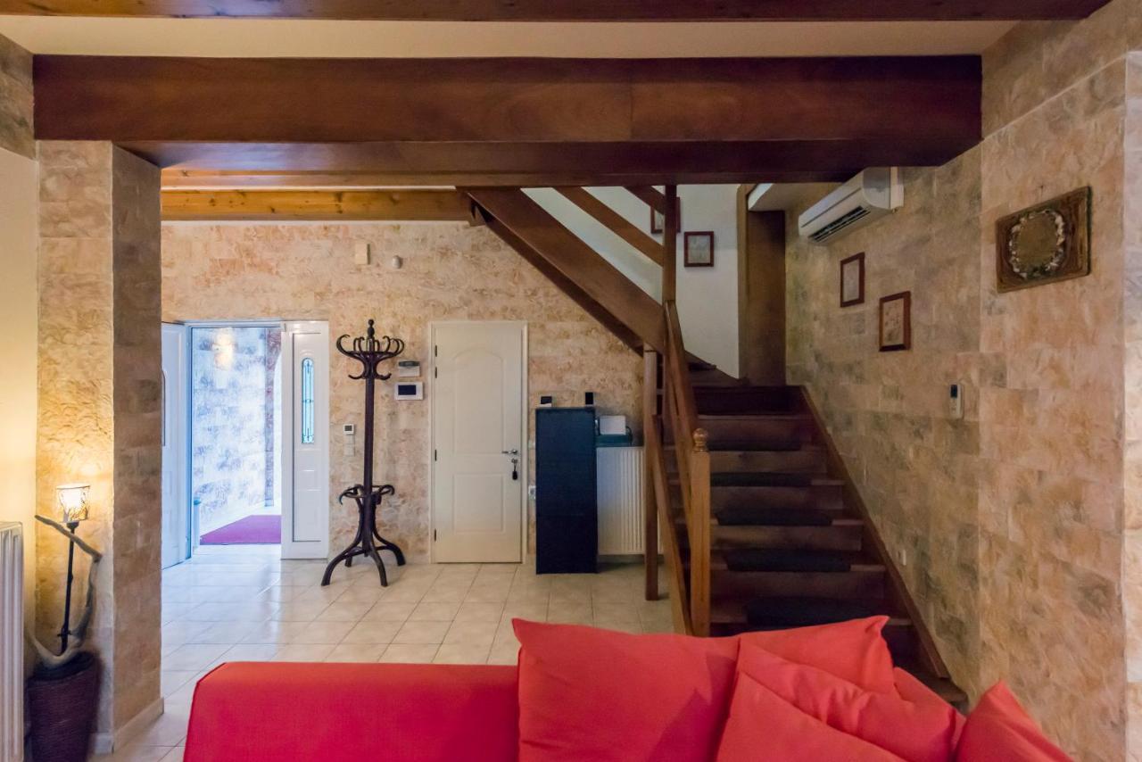 Villa Maxim With Private Pool & Tennis Court Halikounas Экстерьер фото