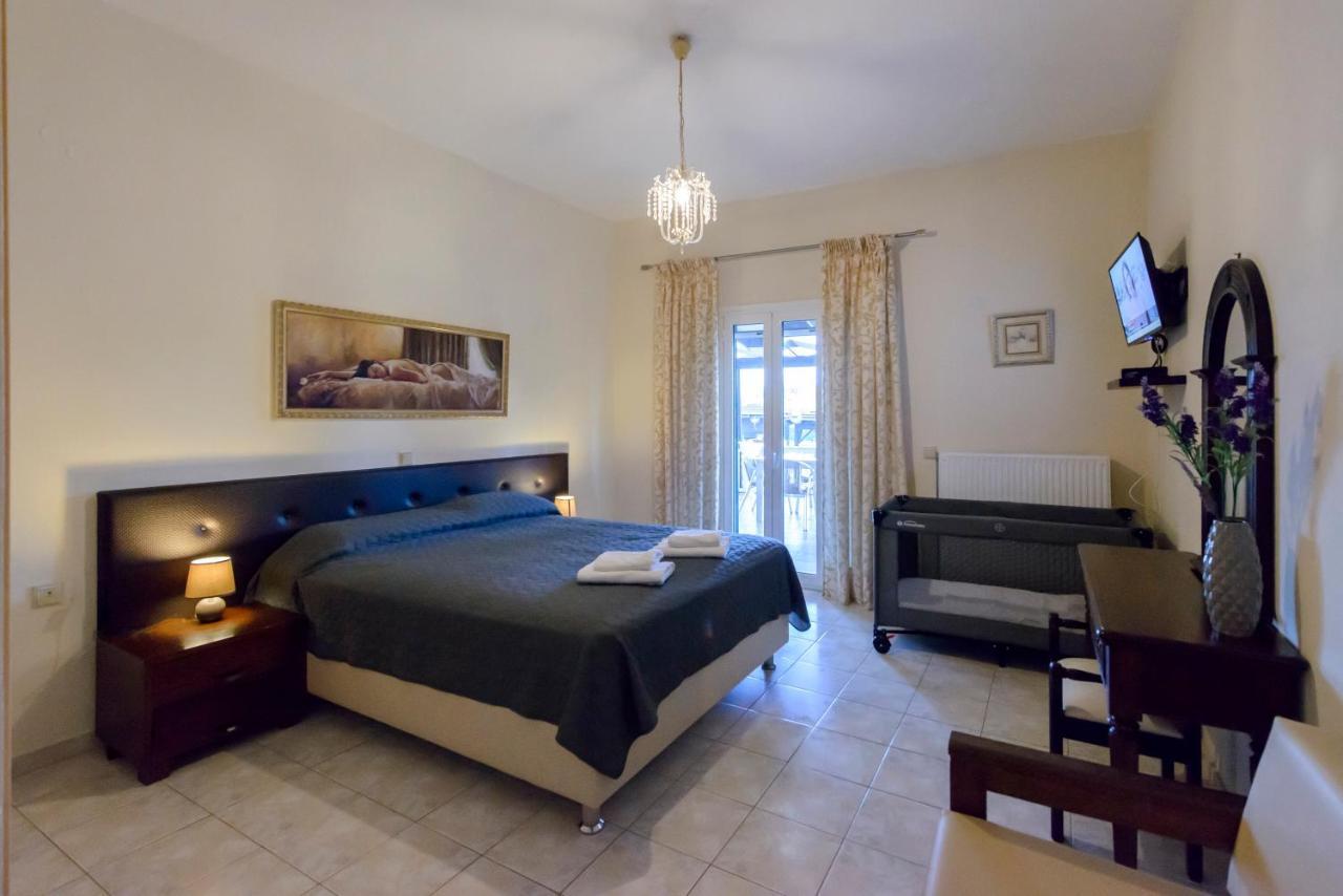 Villa Maxim With Private Pool & Tennis Court Halikounas Экстерьер фото