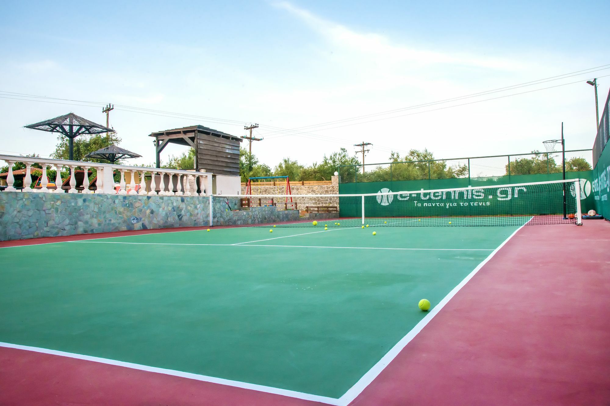 Villa Maxim With Private Pool & Tennis Court Halikounas Экстерьер фото