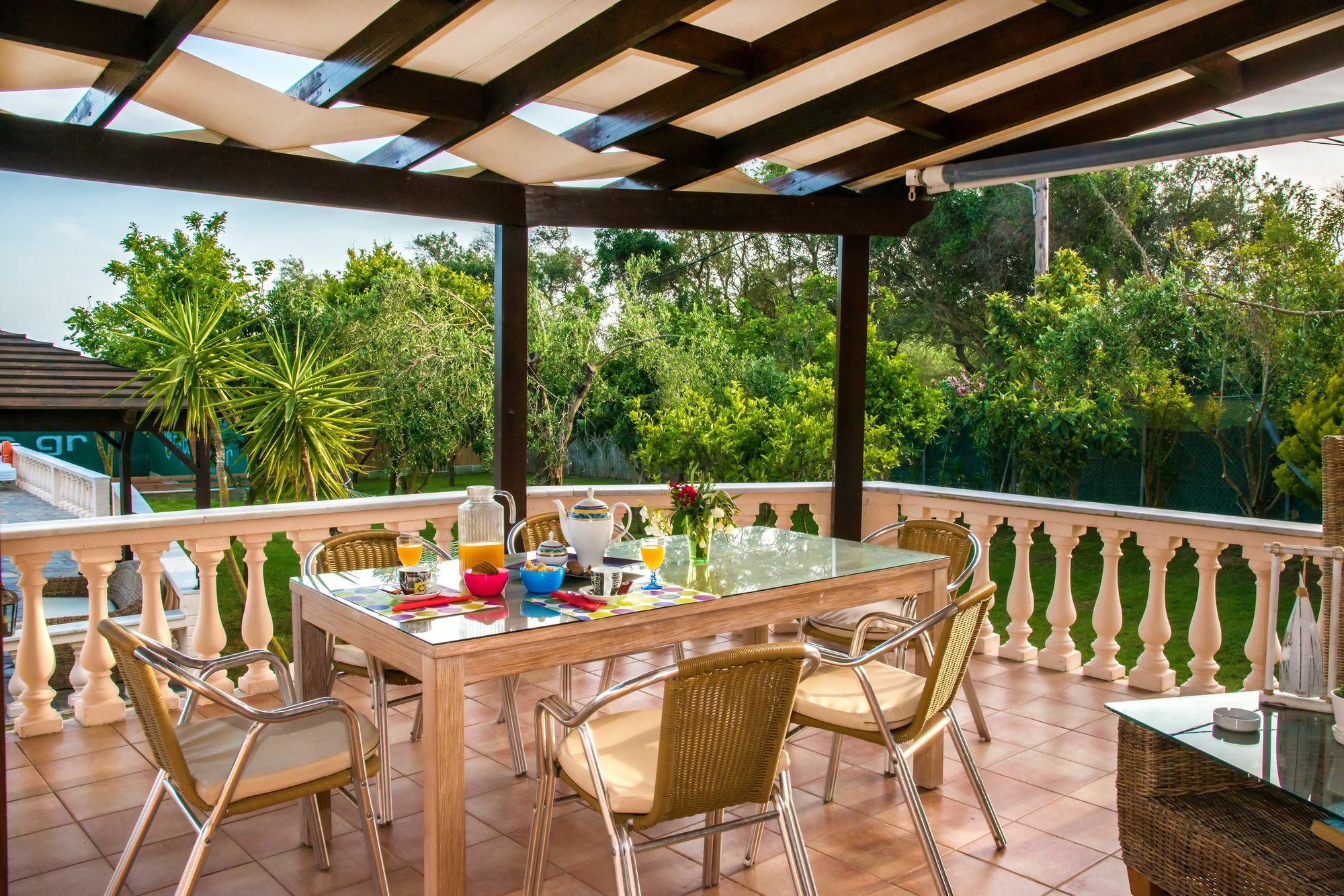 Villa Maxim With Private Pool & Tennis Court Halikounas Экстерьер фото